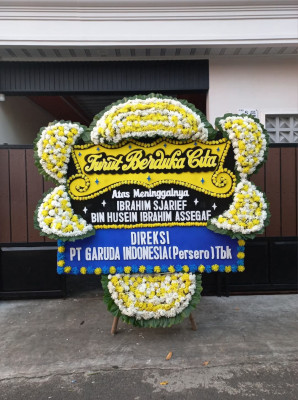 Papan Bunga Duka di Cibubur