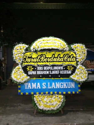 Papan Bunga Duka di Cibubur