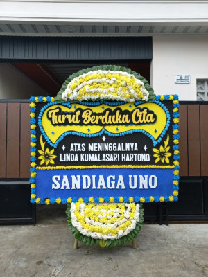 Papan Bunga Duka di Cibubur