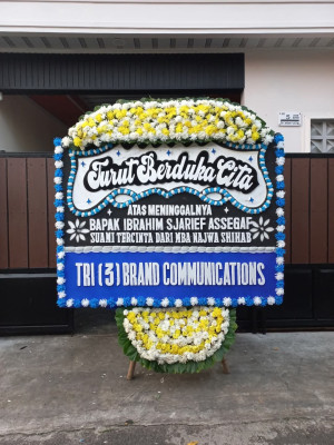 Papan Bunga Duka di Cibubur